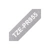 Brother TZE-PR955 label-making tape White on silver
