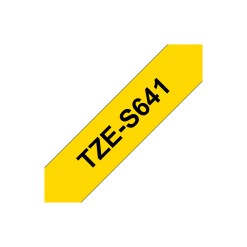 Brother TZE-S641 label-making tape Black on yellow TZ