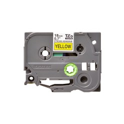 Brother TZE-S641 label-making tape Black on yellow TZ - image 2