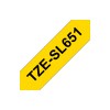 Brother TZE-SL651 label-making tape Black on gold