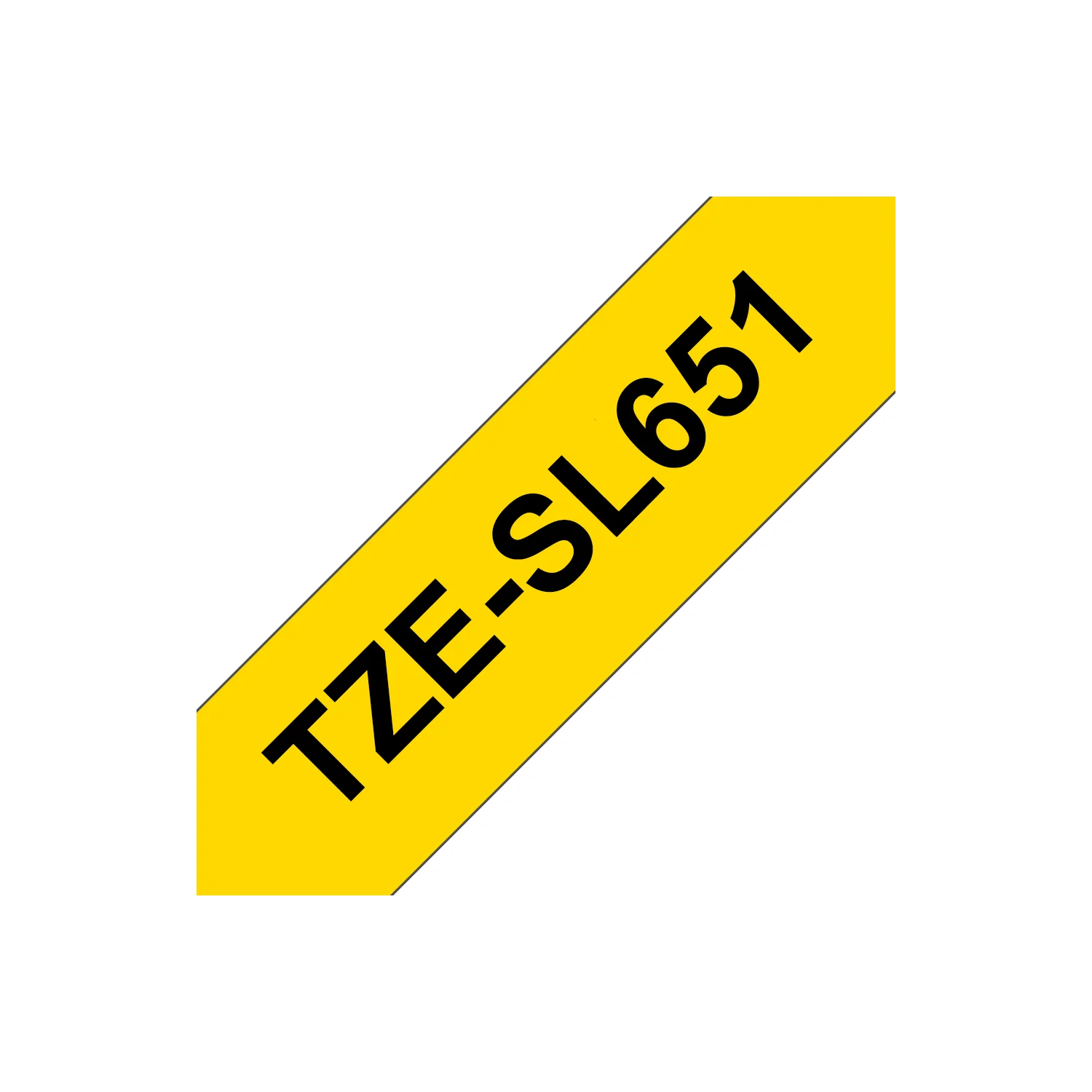 Brother TZE-SL651 label-making tape Black on gold