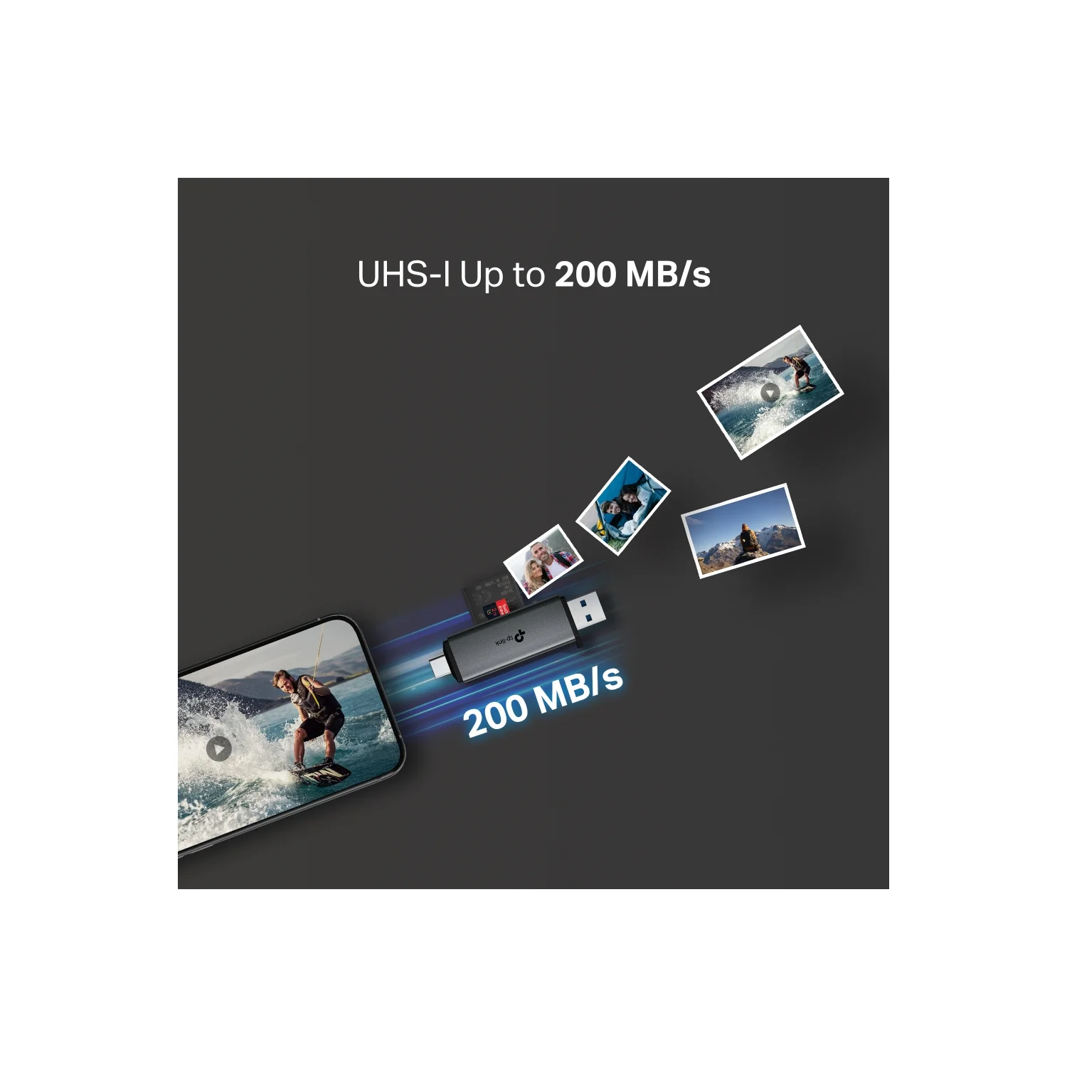 Tplink TP-Link UA430D card reader USB 3.1 Black - image 5