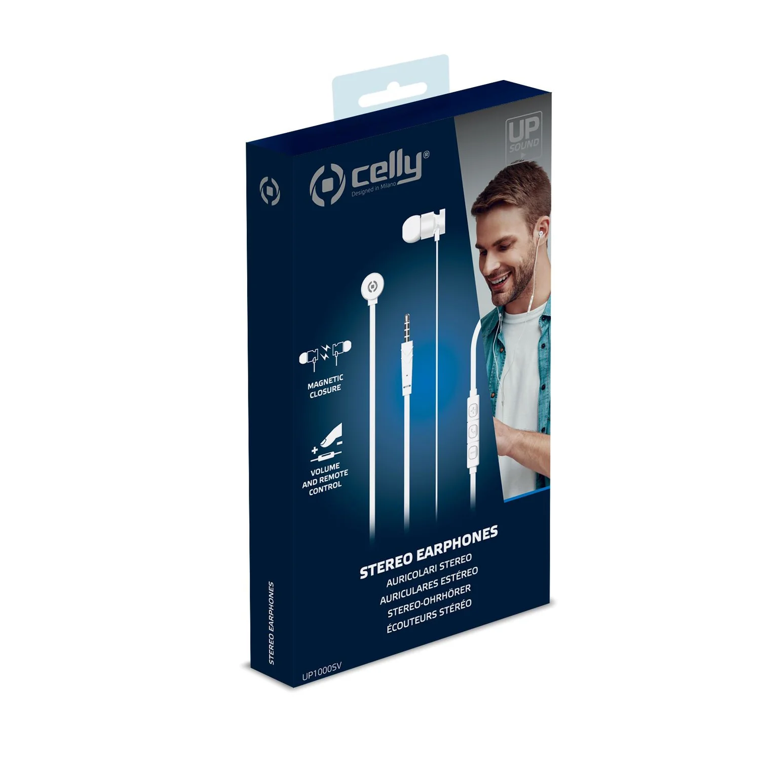 Celly UP1000 Headset Wired In-ear Calls/Music Silver - image 5