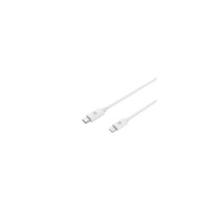 Celly USBLIGHTTYPECWH mobile phone cable White 1 m USB C Lightning - image 2