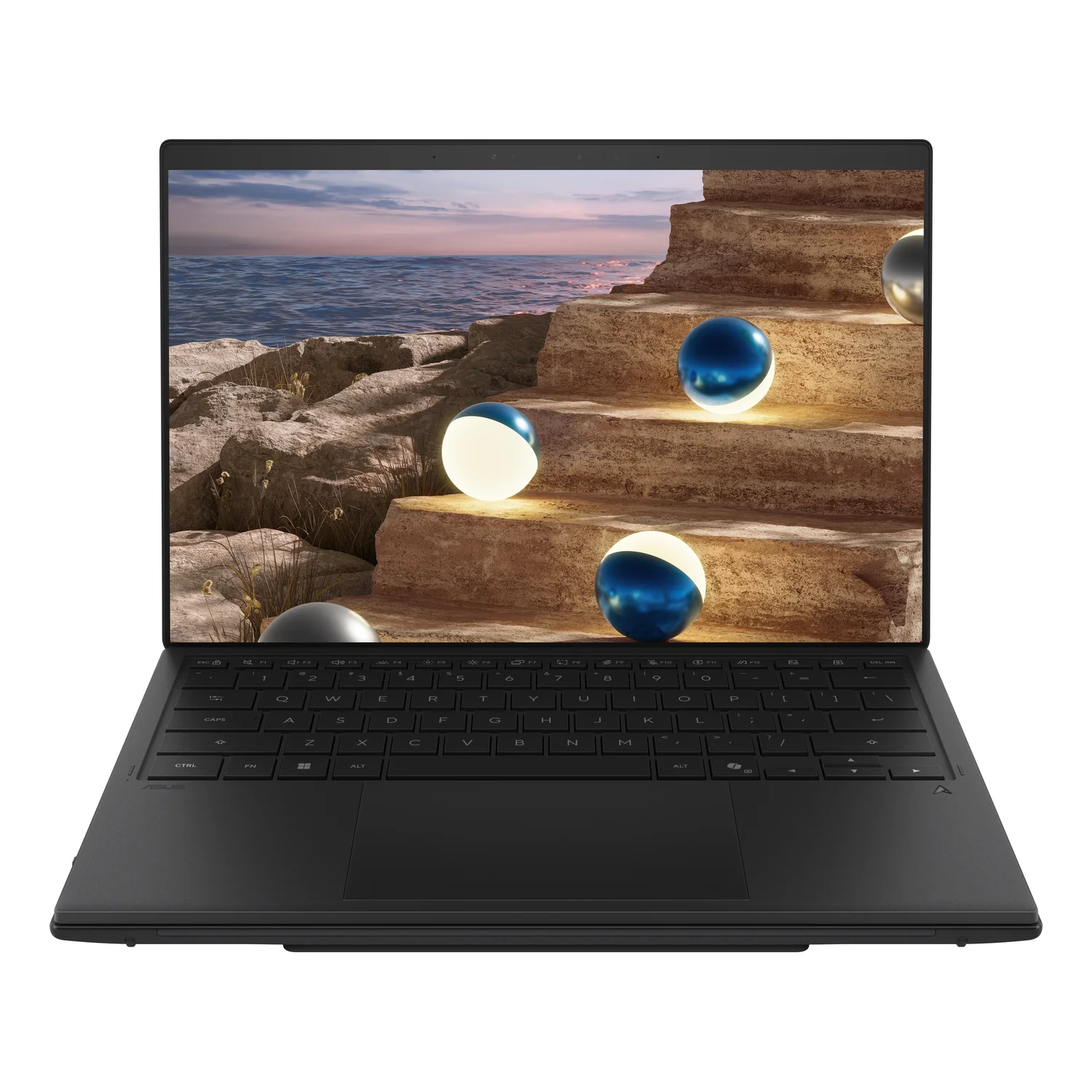 ASUS Zenbook Duo UX8407AA-SN102W Intel Core Ultra X9 388H Laptop 35.6 cm (14") Touchscreen 3K 32 GB LPDDR5x-SDRAM 1 TB SSD Wi-Fi 7 (802.11be) Windows 11 Home Grey