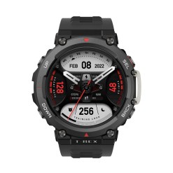 Amazfit T-Rex 2 3.53 cm (1.39") AMOLED 47 mm Digital 454 x 454 pixels Touchscreen Black GPS (satellite)