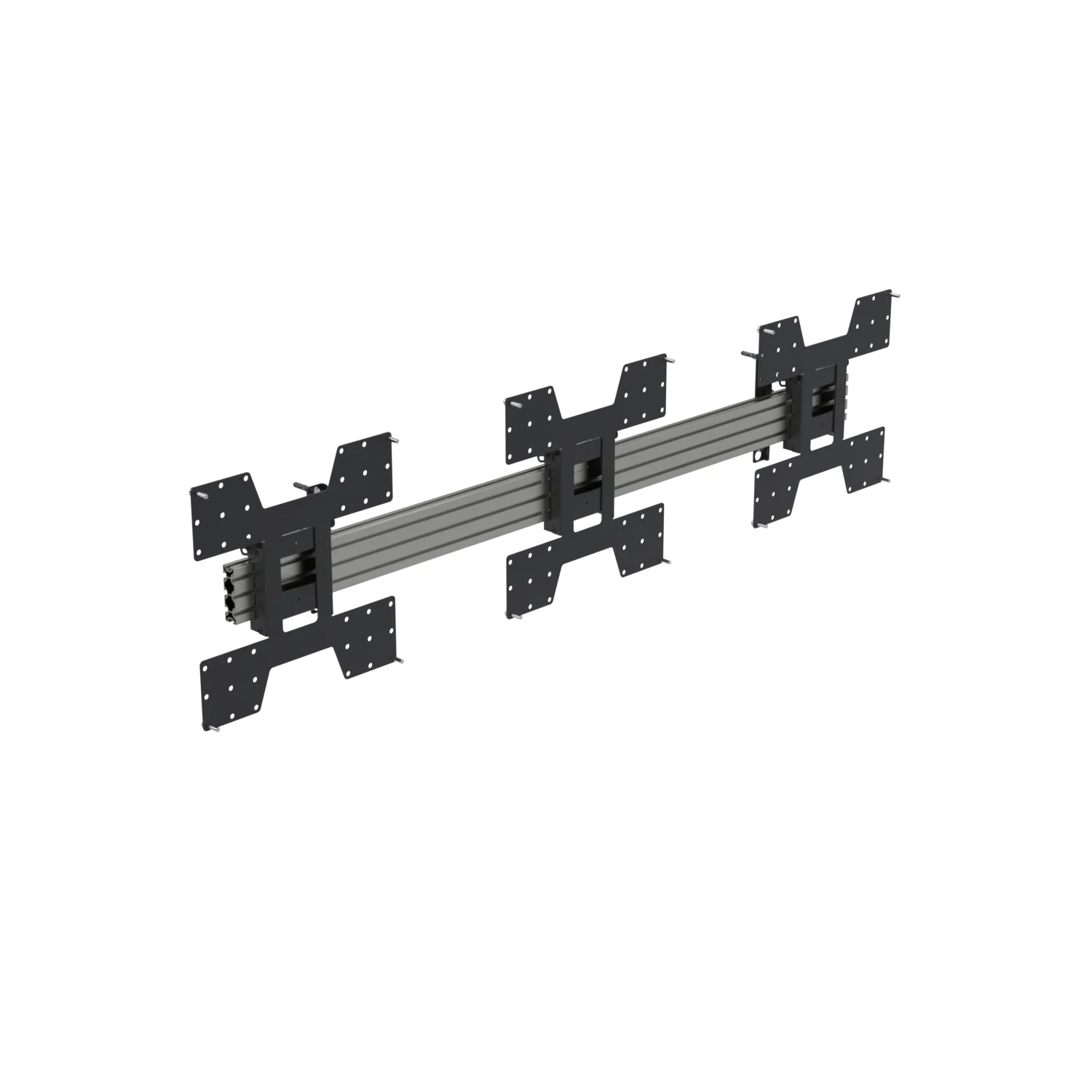 Ergonomic Solutions Ltd Ergonomic Solutions SpacePole Digital Signage Menu board mount, with tilt, for 3 screens (portrait) up to 55" (max VESA 400)