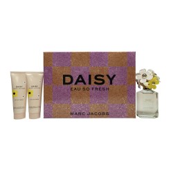 Marc Jacobs Daisy Eau So Fresh Gift Set 75ml EDT + 75ml Body Lotion + 75ml Shower Gel