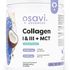Osavi Collagen I & III + MCT, Coconut - 400 grams