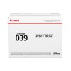 Canon 039 toner cartridge 1 pc(s) Original Black