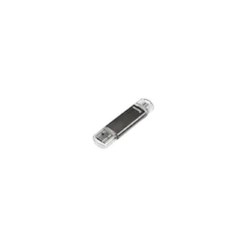 Hama Laeta Twin 16GB USB flash drive USB Type-A 2.0 Grey