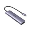 Ugreen 15214 laptop dock/port replicator Wired USB 3.2 Gen 1 (3.1 Gen 1) Type-C Lilac, Metallic
