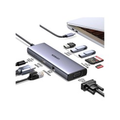 Ugreen Revodok USB-C 6-IN-1 Hub met 4K HDMI USB Type-C 10000 Mbit/s