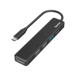 Hama 00200117 laptop dock/port replicator USB 2.0 Black