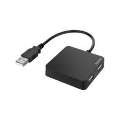 Hama 00200121 interface hub USB 2.0 480 Mbit/s Black