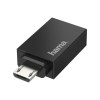 Hama 00200307 cable gender changer Micro-USB USB Type-A Black