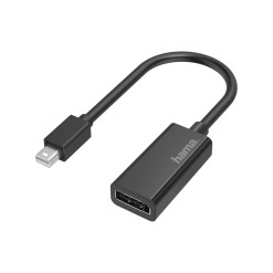Hama 00200331 video cable adapter Mini DisplayPort DisplayPort Black