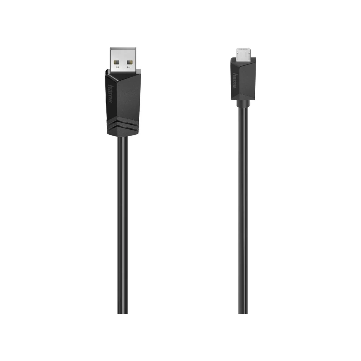 Hama 00200609 USB cable USB 2.0 3 m Micro-USB A USB A Black