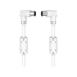 Hama 00205058 coaxial cable 5 m White