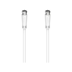 Hama 00205063 coaxial cable 1.5 m F White
