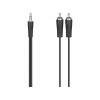 Hama 00205110 audio cable 1.5 m 3.5mm 2 x RCA Black