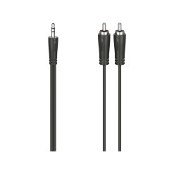 Hama 00205110 audio cable 1.5 m 3.5mm 2 x RCA Black