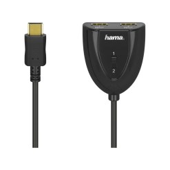 Hama 00205161 HDMI cable HDMI Type A (Standard) 2 x HDMI Type A (Standard) Black
