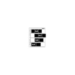 Hama Negative sleeves, 60 - 70 mm, Glassine matt photo album 4 sheets 60 x 70 mm