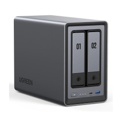 Ugreen NETWORK ATTACHED DXP2800 DISKLESS UK NAS Desktop Intel® N N100 8 GB DDR5 0 TB UGOS PRO