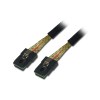 Lindy Internal SATA & SAS Cable, 1m SATA cable Black