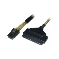 Lindy Internal SATA & SAS Cable SATA cable 1 m Black