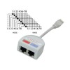 Lindy UTP Y Adapter networking cable Grey