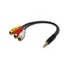 Lindy AV Adapter Cable - Stereo and Composite Video