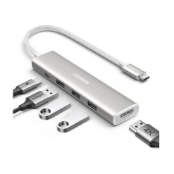 Ugreen 35580 interface hub USB Type-C 5000 Mbit/s White