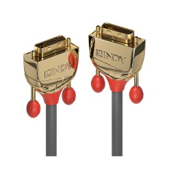 Lindy 1m DVI-D Dual Link Cable, Gold Line