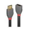 Lindy 0.5m High Speed HDMI Extension Cable, Anthra Line