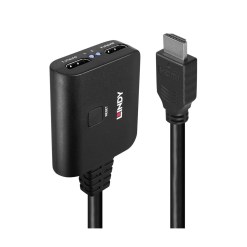 Lindy 2 Port HDMI 4K60 Splitter Cable