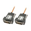 Lindy 38378 DVI cable 100 m DVI-D Black, Orange