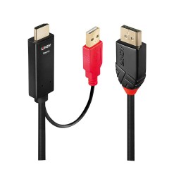 Lindy 2m HDMI to DisplayPort Adapter Cable