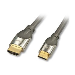 Lindy 2m CROMO High Speed HDMI to Mini HDMI Cable with Ethernet