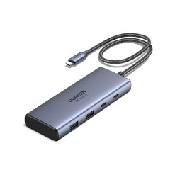 Ugreen 7-in-1 USB-C Hub CM498 Docking Dock Grey