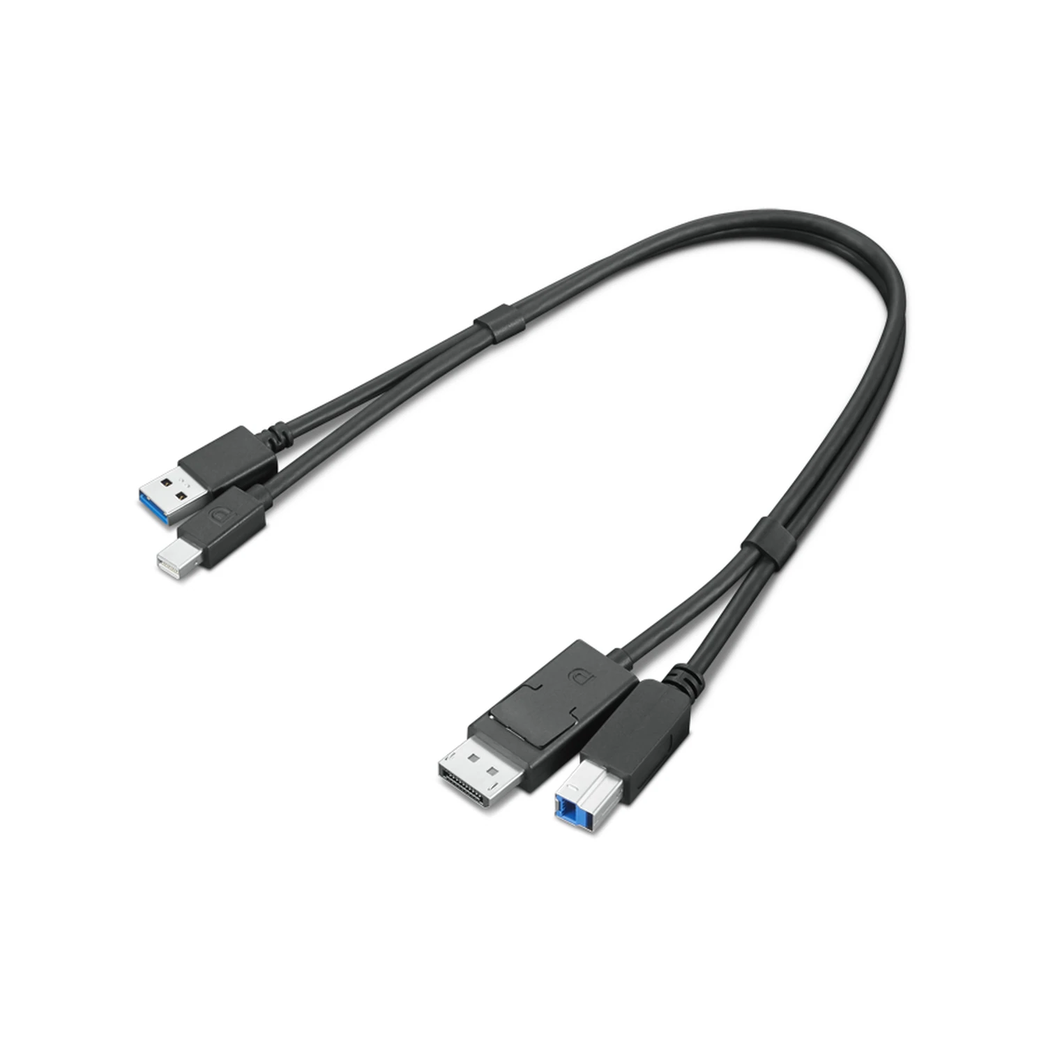 Lenovo 4X91D11453 USB cable USB 3.2 Gen 1 (3.1 Gen 1) 0.43 m USB A USB B Black