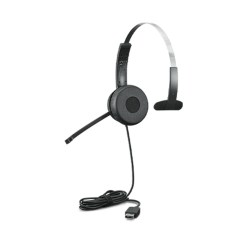 Lenovo 100 Mono Headset Wired Head-band Office/Call center USB Type-A Black