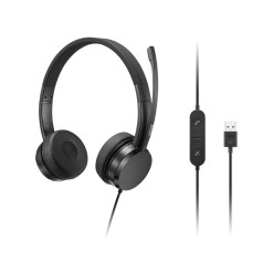Lenovo 4XD1K18260 headphones/headset Wired Head-band Music/Everyday USB Type-A Black