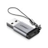Ugreen 50533 cable gender changer USB A USB C Silver