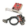 Lindy 4-Port PCI Serial Card interface cards/adapter