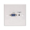 Lindy VGA/Audio Faceplate, Metal