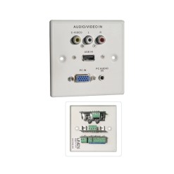 Lindy AV Faceplate, Metal