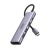 Ugreen 6-in-1 USB-C Hub USB Type-C Silver