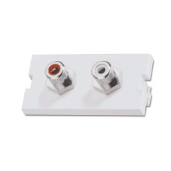 Lindy 2 x Phono Snap-in Block